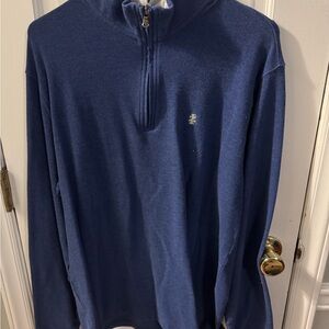 Izod Men's Navy Zip-Up Sweater